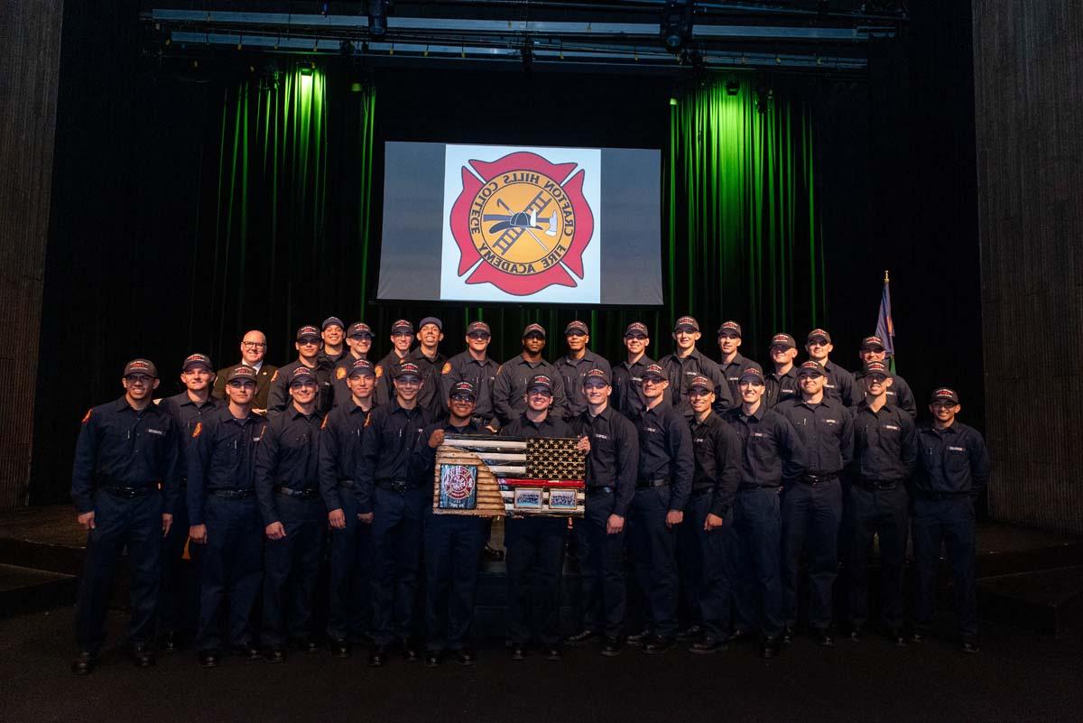 Academy 111 graduates from CHC Fire Academy.